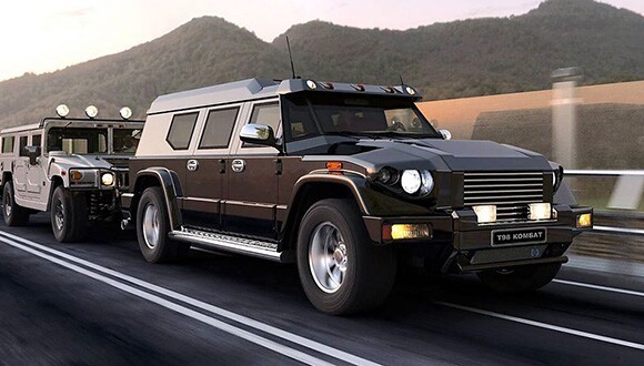 一款名叫黑鲨的“民用装甲车”成为中国富豪新玩具