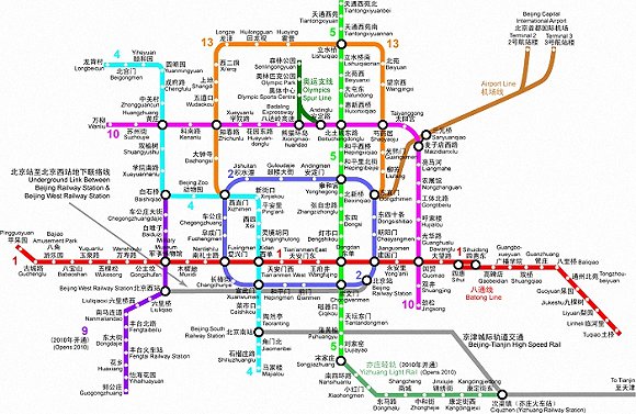 世界上最复杂的15张地铁线路图