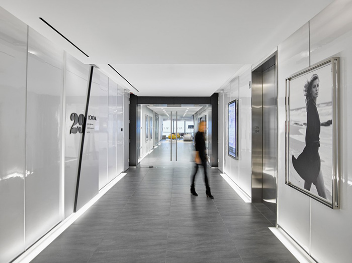 欧莱雅美国总部搬迁 纽约新办公室时尚大气、