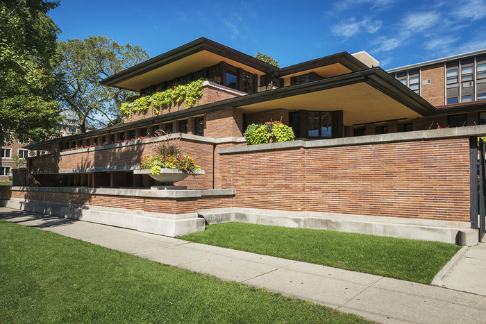 1909年建成的罗比住宅(robie house)简直是赖特第一个黄金时代的绝笔.