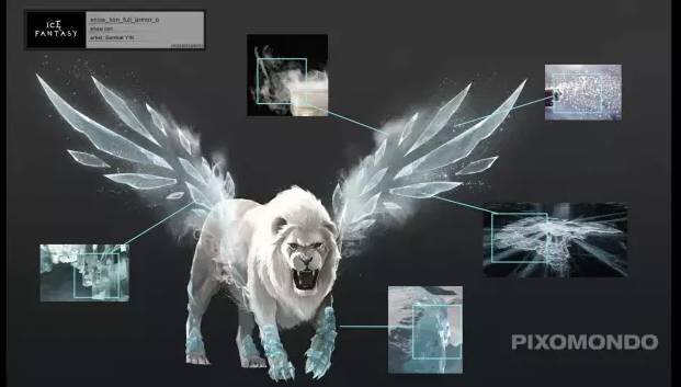 和雪狮一样凶猛的神兽还有晴空鸟