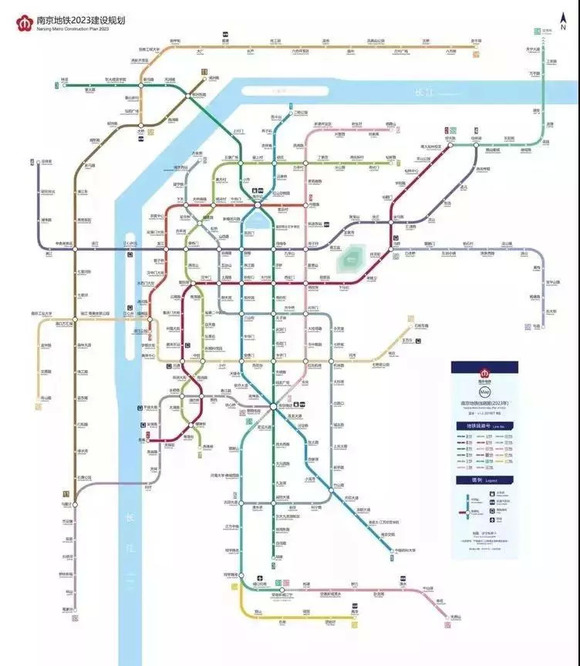 在交通方面南京地铁的布局计划显示,今年南京开工建设6号线,9号线