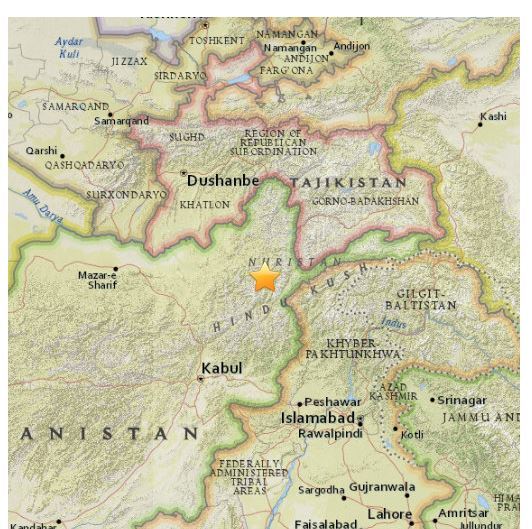阿富汗75级地震已致304人遇难 震中多个地区为塔利班控制