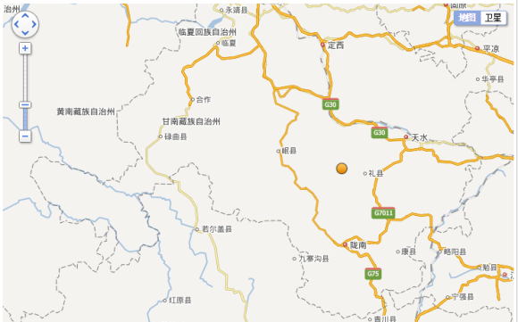 门源县地图全景图片