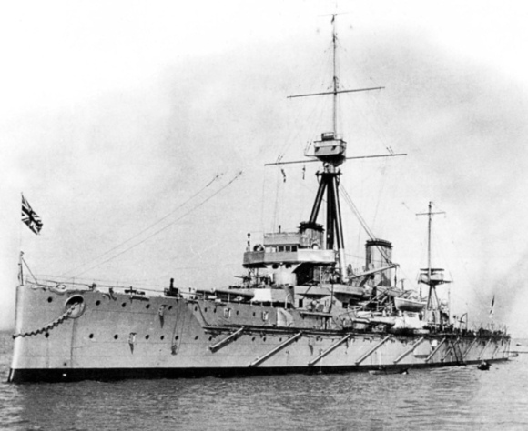 1906年,英国海军的无畏级战列舰图片来源:网络