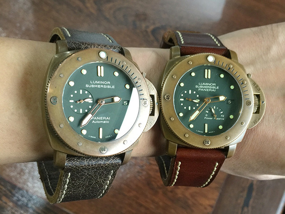 PAM382 与 PAM507 ，图片来源爱表族论坛