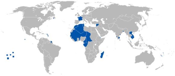 法兰西公社地图图片