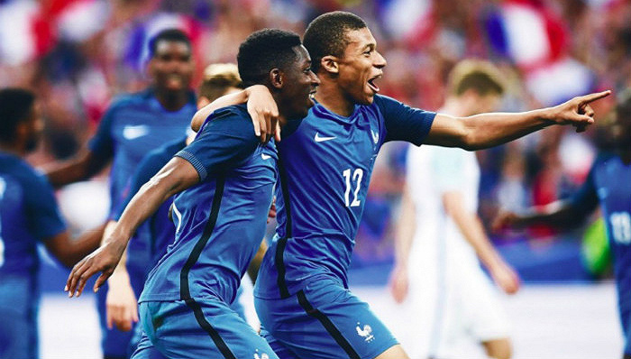 “超新星一代”闪耀世界 20年后的法国足球将开启全新统治？