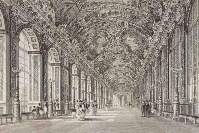 凡尔赛宫抄绘图片