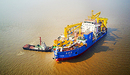 【工业之美】亚洲最大绞吸船“天鲲号” 挖掘填满“水立方”仅需六天半