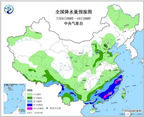 广东福建加入强降雨“战队”  全国8省区有暴雨大暴雨