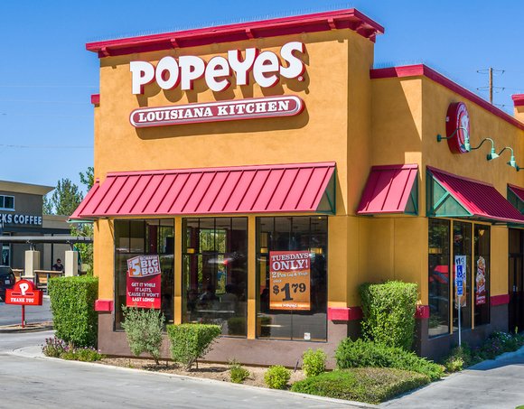 美国Popeyes的门店