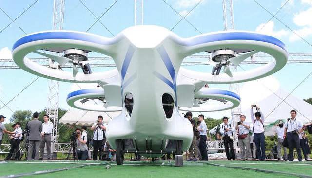 NEC,公开测试,日本电气公司,悬停,汽车,飞行汽车,试验机,增强塑料,原型机,实用化