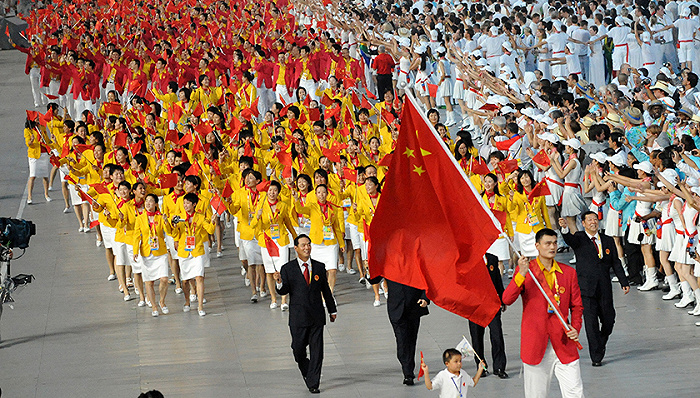 中國奧運代表團不再穿“番茄炒蛋