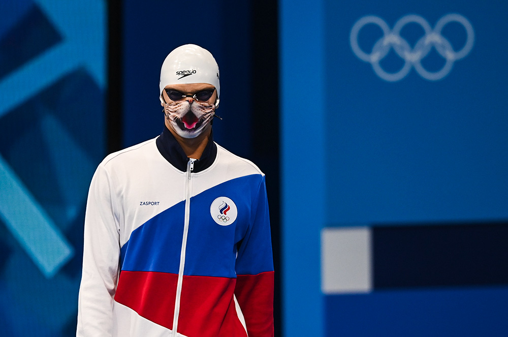 奥运冠军口罩图片
