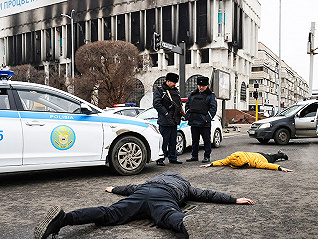 【图集】哈萨克斯坦动荡一周：骚乱已致百余人死亡，总统定性“未遂政变”