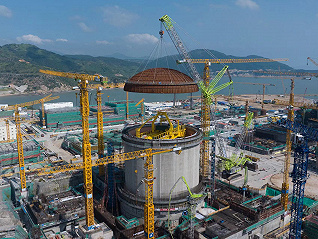 完成穹顶吊装，浙江三澳核电2号机组转入设备安装阶段