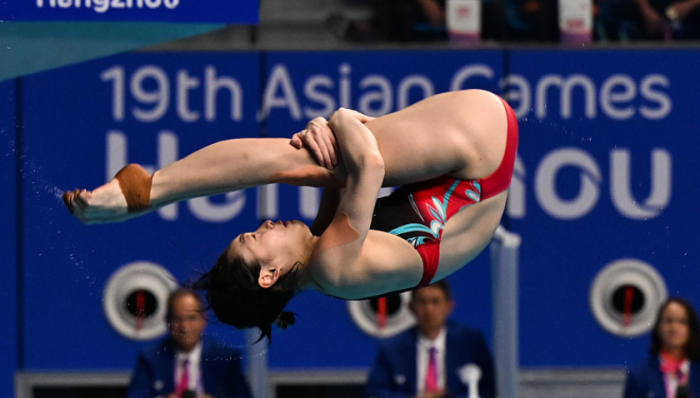 中国跳水队包揽金牌，“十全十美”结束亚运征程