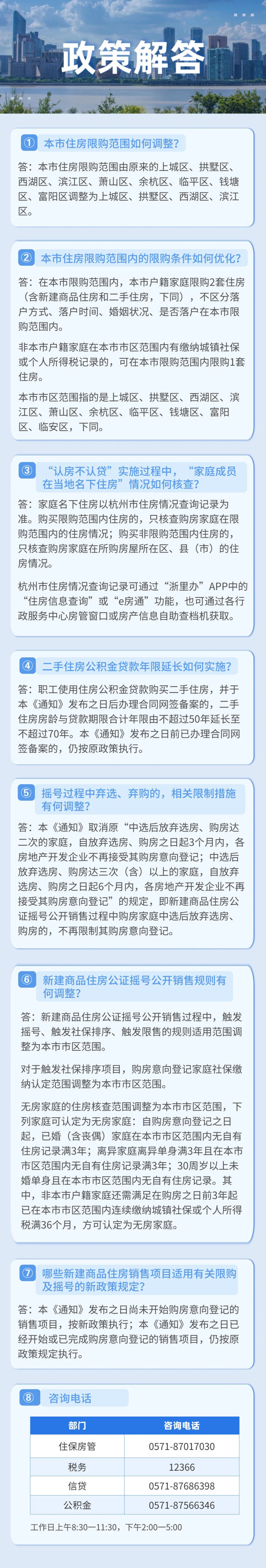 亚运会后杭州大幅放松限购：主城区外全取消、外地户籍有社保即可买房