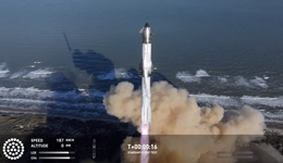 SpaceX星艦第七次試飛入軌失敗，但再次完成“筷子夾火箭”回收