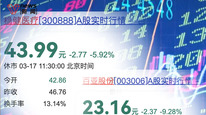 “3.15”晚會(huì)后收關(guān)注函，百亞股份開盤一字跌停，穩(wěn)健醫(yī)療一度大跌超8%