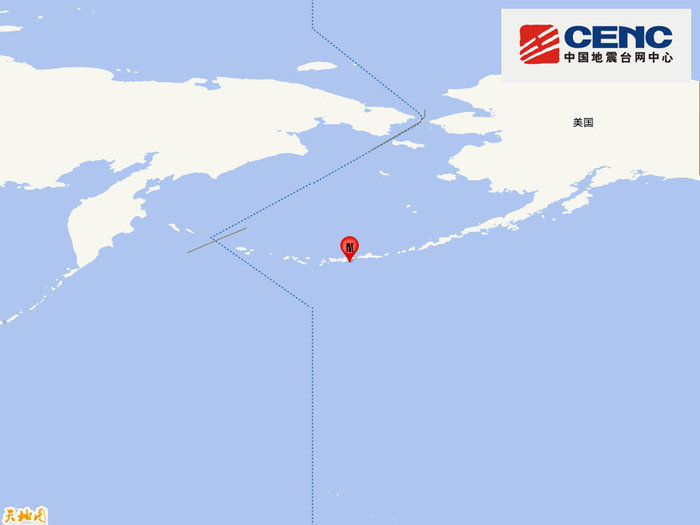 安德烈亚诺夫群岛发生5.6级地震，震源深度90千米
