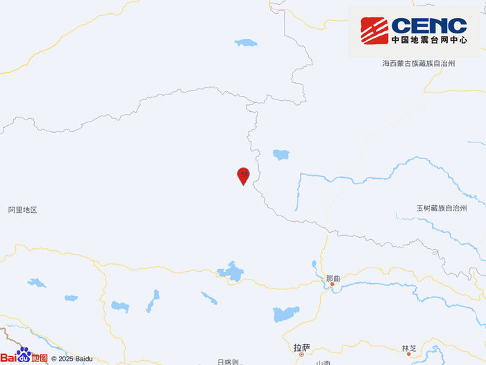 西藏那曲市双湖县发生3.7级地震，震源深度10千米