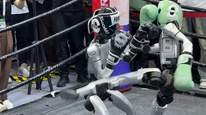 直击机器人拳击赛，探展2025人工智能大会
