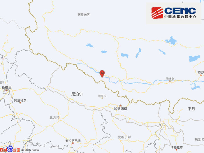 西藏日喀则市仲巴县发生3.1级地震，震源深度10千米
