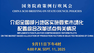 国务院政策例行吹风会：介绍全国部分地区实施要素市场化配置综合改革试点有关情况