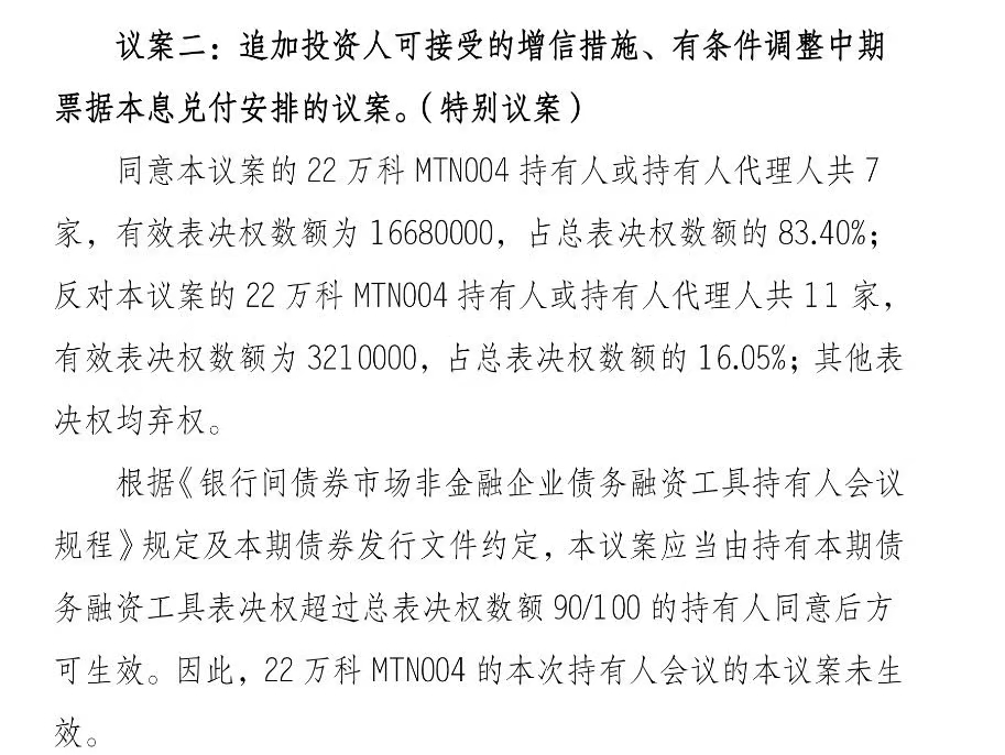 20亿中票展期方案全部被否,万科债务危机迎来关键时刻