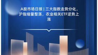 A股市场日报 | 三大指数走势分化，沪指缩量整荡，农业相关ETF逆势上涨