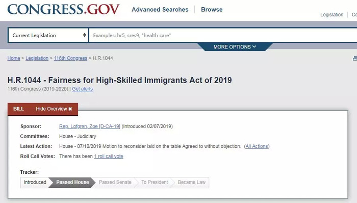美国高票通过绿卡改革方案 华人悲喜交加 界面 财经号