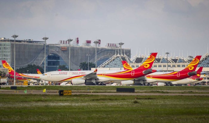 海南西庆机场航班图片
