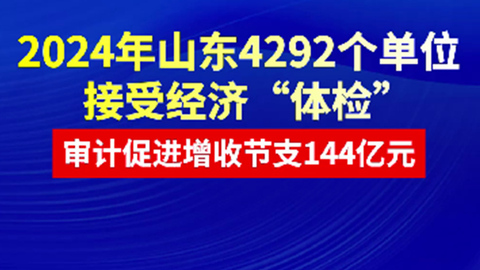 山东4292个单位接受经济“体检”