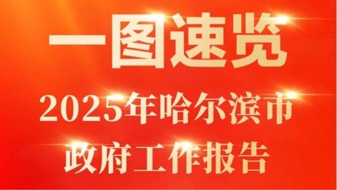 一图速览｜2025年哈尔滨市政府工作报告