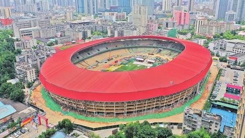 昆明拓东体育场升级改造稳步推进