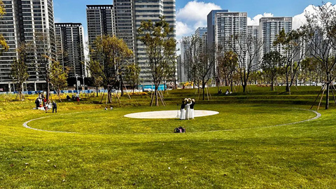 巫家坝首个城市公园开放